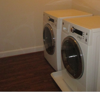 In home full size washer and dryer